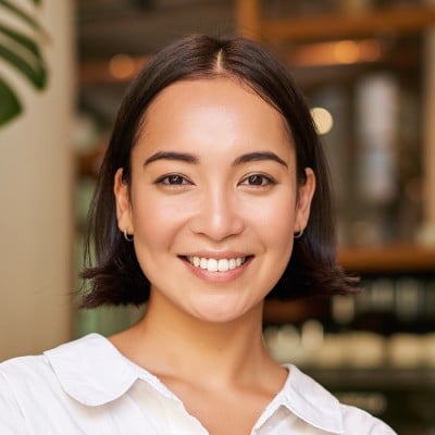 Woman portrait square